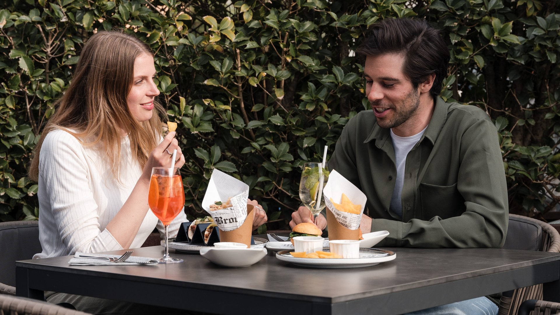 Enjoy the weather in Bolzano, South Tyrol on the terrace Enjoy the weather in Bolzano, South Tyrol on the terrace